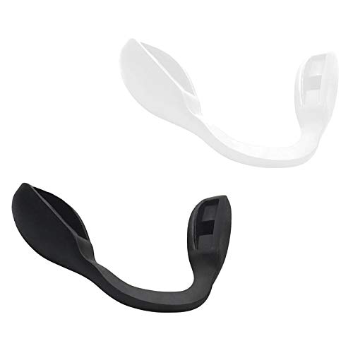BlazerBuck Ersatz-Nasenstückpolster für Oakley Split Shot OO9416 | Split Time OO4129 Sonnenbrille, Standard | niedrige Stegpassform, schwarz/weiß, Low Bridge von BlazerBuck