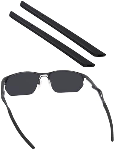 BlazerBuck Ersatz-Ohrsocken für Oakley Wire Tap 2.0 OO4145/Wire Tap 2.0 RX OX5152 Sonnenbrille, Schwarz , 0 von BlazerBuck