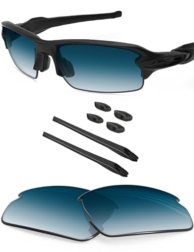 BlazerBuck Ersatzgläser und Socken-Set für Oakley Flak 2.0 OO9295 Sonnenbrille, Blue Gradient Polarized BlazerBuck Ersatzgläser und Socken-Set für Oakley Flak 2.0 OO9295 Sonnenbrille, Blue Gradient Polarized von BlazerBuck