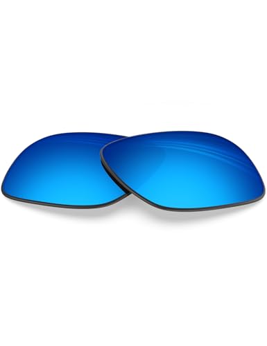 BlazerBuck Polarisierte Ersatzgläser für Oakley Big Square Wire Sonnenbrille mit Salzschutz, Eisblau, polarisiert, 0 von BlazerBuck