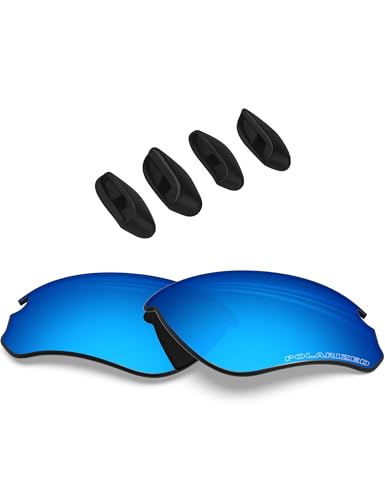 BlazerBuck Polarisierte Ersatzgläser für Oakley Flak Draft OO9364, Eisblau polarisiert, von BlazerBuck