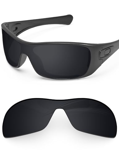 BlazerBuck Polycarbonat Polarisierte Ersatzgläser für Oakley Antix - Schwarz AR Beschichtet von BlazerBuck