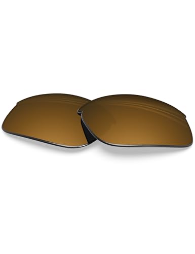 BlazerBuck Polycarbonat Polarisierte Ersatzgläser für Oakley Bottle Rocket OO9164 - Perlengold AR Beschichtet von BlazerBuck
