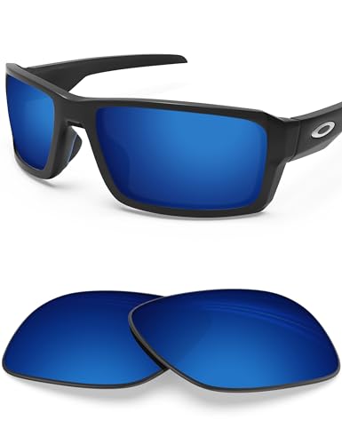 BlazerBuck Polycarbonat Polarisierte Ersatzgläser für Oakley Double Edge OO9380 - Mitternachtsblau AR Beschichtet von BlazerBuck