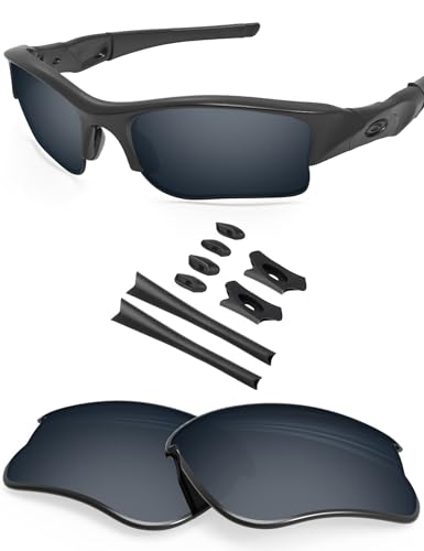 BlazerBuck Polycarbonat Polarisierte Ersatzgläser für Oakley Flak Jacket XLJ - Schwarz AR Beschichtet BlazerBuck Polycarbonat Polarisierte Ersatzgläser für Oakley Flak Jacket XLJ - Schwarz AR Beschichtet von BlazerBuck