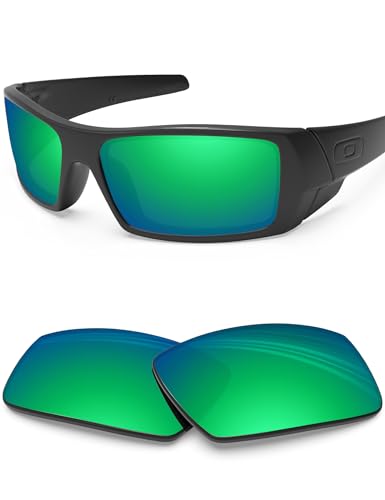BlazerBuck Polycarbonat Polarisierte Ersatzgläser für Oakley Gascan - Smaragdgrün AR Beschichtet von BlazerBuck