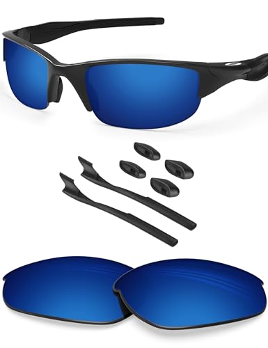 BlazerBuck Polycarbonat Polarisierte Ersatzgläser für Oakley Half Jacket 2.0 OO9144 - Mitternachtsblau AR Beschichtet von BlazerBuck