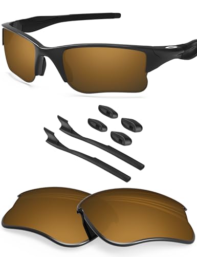 BlazerBuck Polycarbonat Polarisierte Ersatzgläser für Oakley Half Jacket 2.0 XL OO9154 - Perlengold AR Beschichtet von BlazerBuck