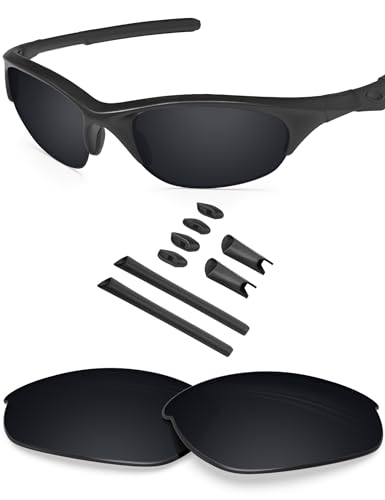 BlazerBuck Polycarbonat Polarisierte Ersatzgläser für Oakley Half Jacket - Schwarz AR Beschichtet von BlazerBuck