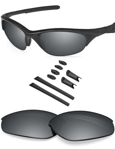 BlazerBuck Polycarbonat Polarisierte Ersatzgläser für Oakley Half Jacket - Silberchrom AR Beschichtet von BlazerBuck