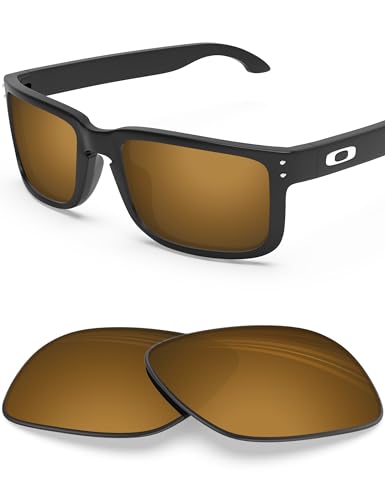 BlazerBuck Polycarbonat Polarisierte Ersatzgläser für Oakley Holbrook OO9102 - Perlengold AR Beschichtet von BlazerBuck