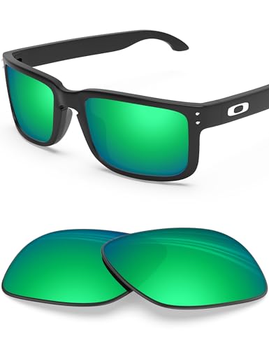 BlazerBuck Polycarbonat Polarisierte Ersatzgläser für Oakley Holbrook OO9102 - Smaragdgrün AR Beschichtet von BlazerBuck