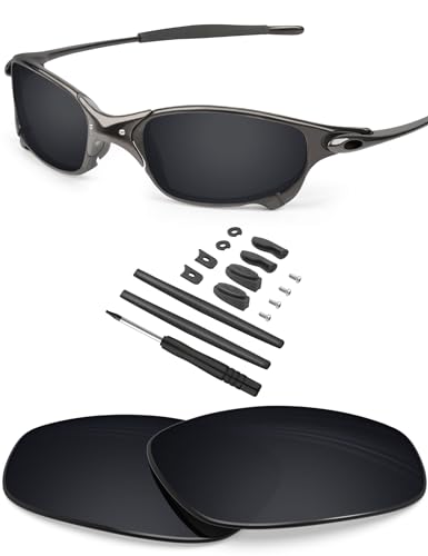 BlazerBuck Polycarbonat Polarisierte Ersatzgläser für Oakley Juliet - Schwarz AR Beschichtet von BlazerBuck