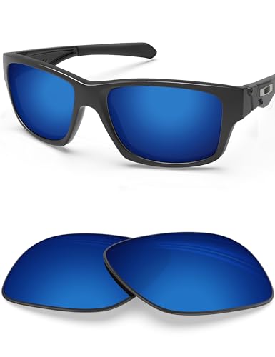 BlazerBuck Polycarbonat Polarisierte Ersatzgläser für Oakley Jupiter Squared OO9135 - Mitternachtsblau AR Beschichtet von BlazerBuck