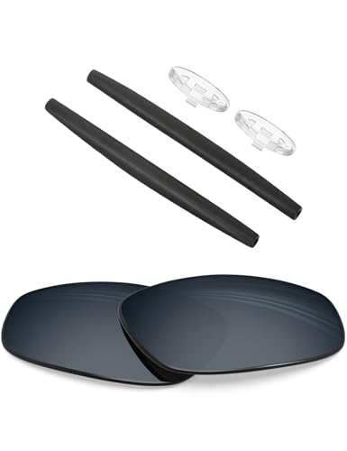 BlazerBuck Polycarbonat Polarisierte Ersatzgläser für Oakley Whisker - Schwarz AR Beschichtet von BlazerBuck