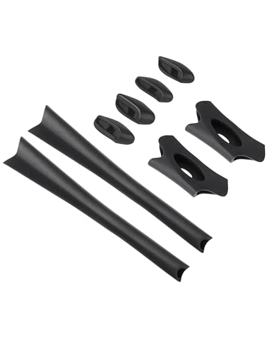 BlazerBuck Sock Kits Ohrensocken und Nasenstücke für Oakley Flak Jacket XLJ Sonnenbrille, Schwarz, One Size von BlazerBuck