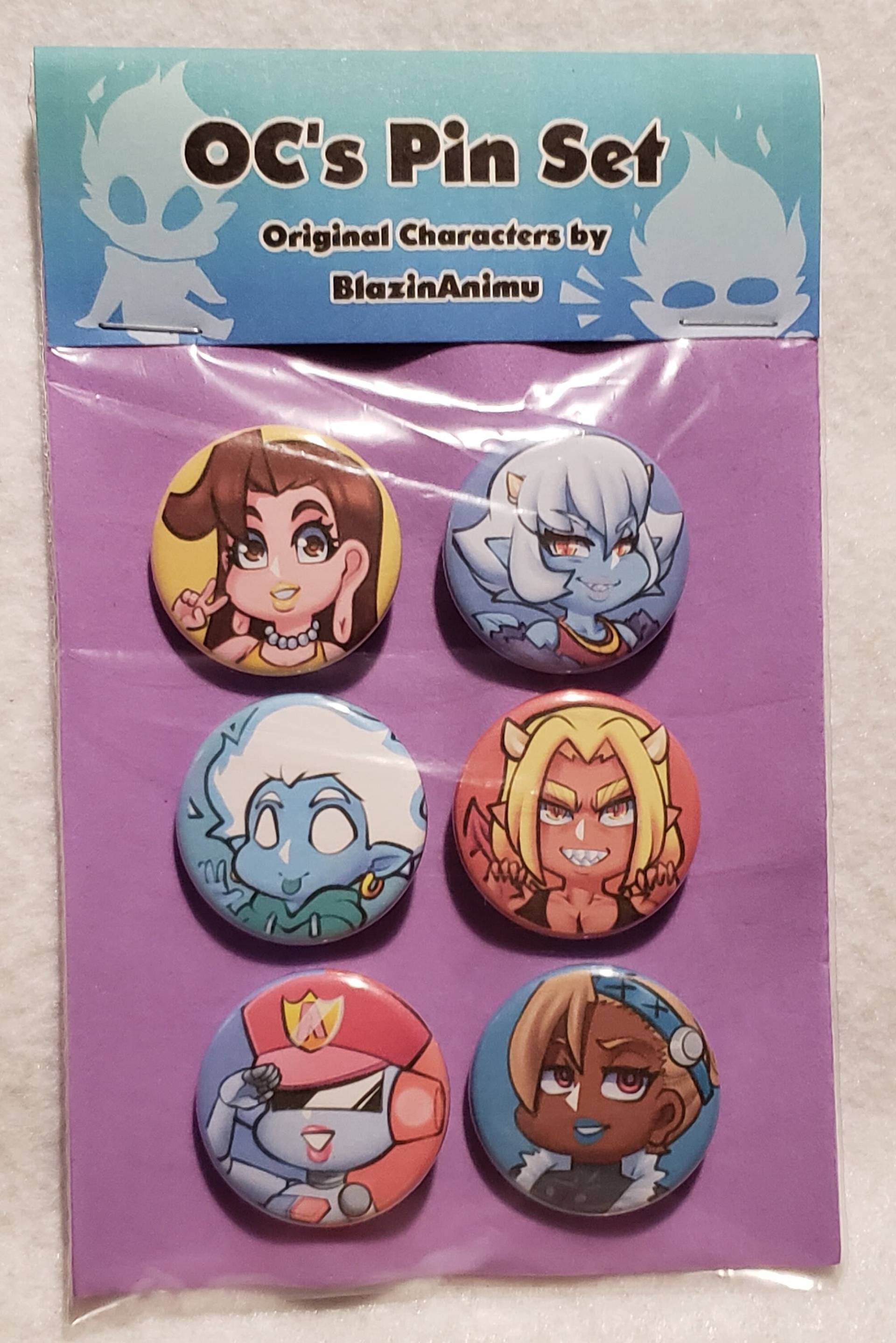 Original Charaktere Pin Set Original Charaktere Pin Set von BlazinAlley