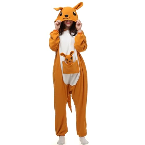 Blbcyny Pyjamas Onesies Cosplay Erwachsene Unisex Tiere Halloween Kostüm von Blbcyny