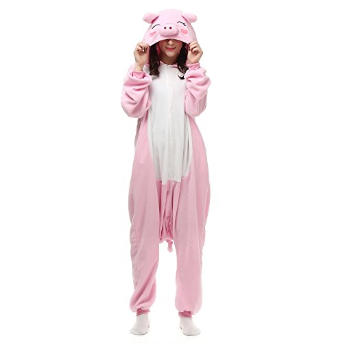 Blbcyny Pyjamas Onesies Cosplay Erwachsene Unisex Tiere Halloween Kostüm von Blbcyny