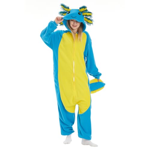 Blbcyny Pyjamas Onesies Cosplay Erwachsene Unisex Tiere Halloween Kostüm von Blbcyny