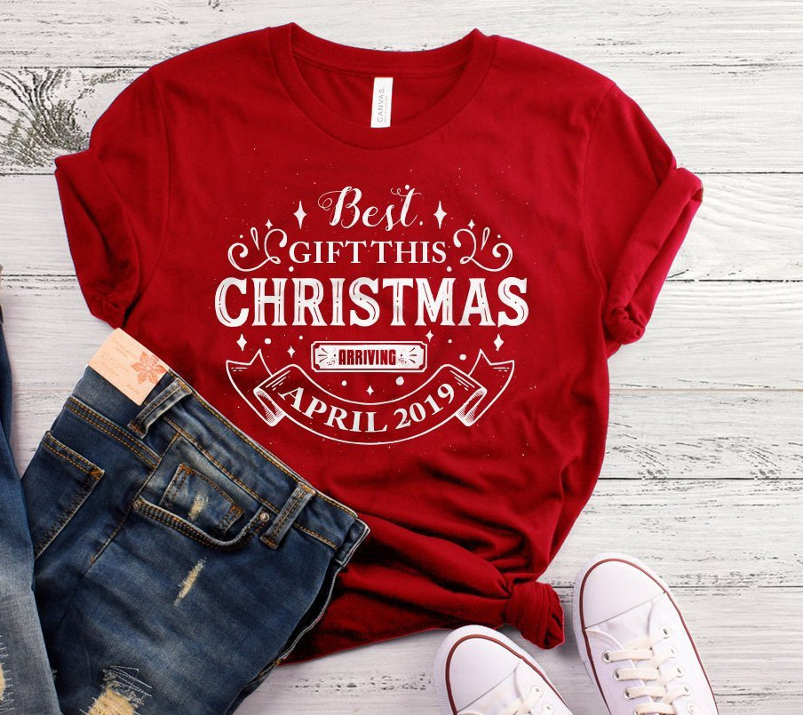 Weihnachten Schwangerschaft Ankündigung, Bestes Geschenk Aller Hemd, Baby Offenbaren, Erwartenmama, Neue Mutter, Schwangere Shirt, Anpassen Weihnachten Schwangerschaft Ankündigung, Bestes Geschenk Aller Hemd, Baby Offenbaren, Erwartenmama, Neue Mutter, Schwangere Shirt, Anpassen von BleauLuna