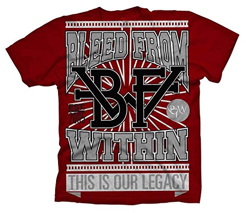 Bleed From Within - This is Our Legacy T-Shirt, rot, Grösse S Bleed From Within - This is Our Legacy T-Shirt, rot, Grösse S von Bleed From Within