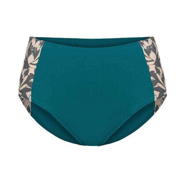 bleed ECONYL® Midwaist Bikini Hose Petrol | Grau | Apricot von Bleed