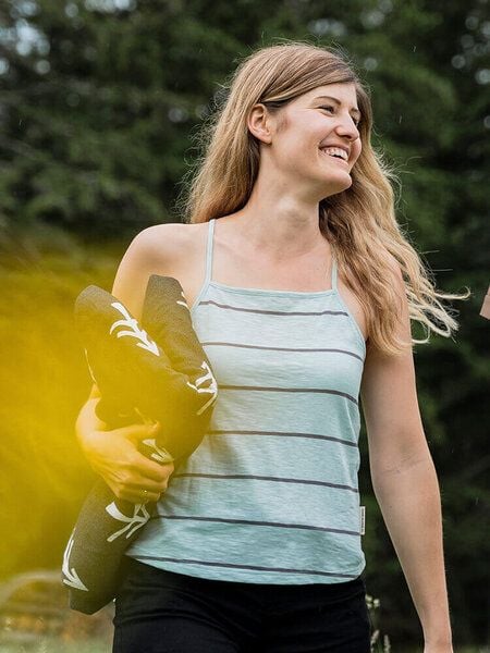 bleed Easy-Stripe Top Blau von Bleed