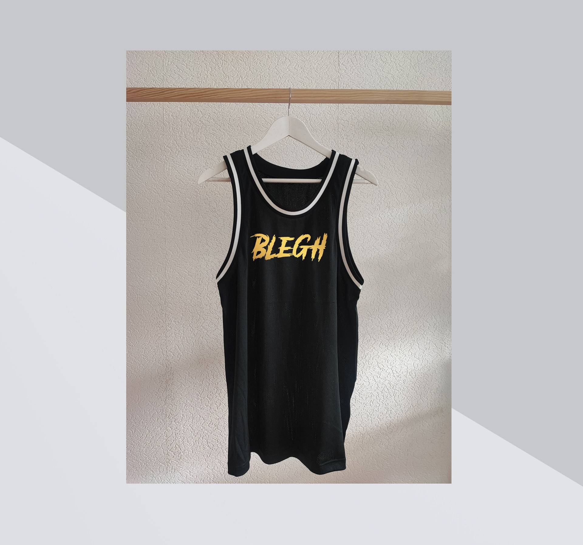 Trikot Sportshirt Basketball Blegh Moshpit Metalhead Heavymetal Hardcore Mesh Shirt von BleghDE