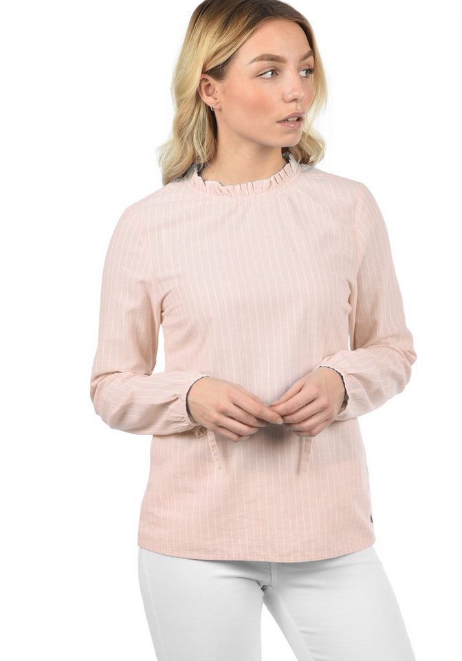 Blend she Langarmbluse Anni Bluse mit Frillkante am Ausschnitt von Blend she