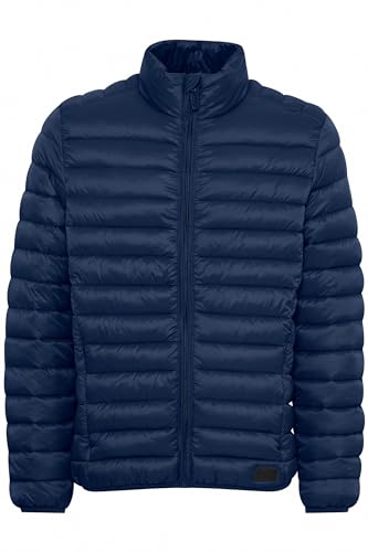 Blend BHNils Herren Steppjacke Übergangsjacke Jacke gefüttert mit Stehkragen Reißverschlusstaschen Regular fit, Größe:M, Farbe:Navy (70230) von b BLEND
