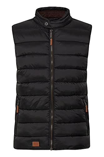 Blend BHCam Herren Weste Steppweste Outdoor Weste mit Stehkragen Reißverschlusstaschen Regular fit, Größe:M, Farbe:Black (70155) von b BLEND