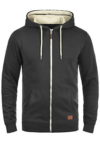 Blend Hulker 20704468ME Zip-Hood, Größe:S, Farbe:Black (70155) von b BLEND