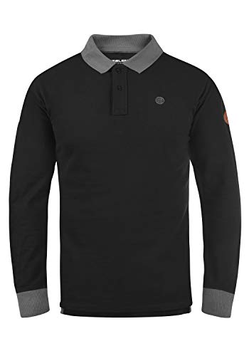 Blend Ralle 20703709ME Poloshirt, Größe:S, Farbe:Black (70155) von b BLEND