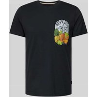 Blend T-Shirt mit Motiv-Print in Black, Größe S von Blend