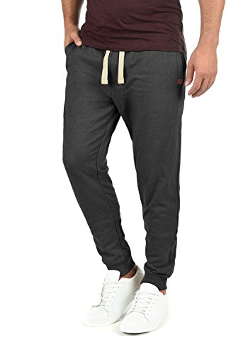 Blend BHTilo Herren Sweatpants Jogginghose Sporthose mit Fleece-Innenseite und Kordel Regular Fit, Größe:L, Farbe:Charcoal (70818) von b BLEND