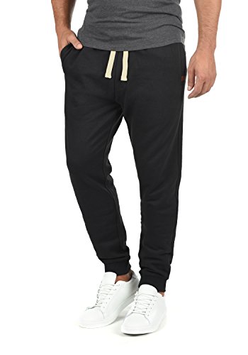 Blend BHTilo Herren Sweatpants Jogginghose Sporthose mit Fleece-Innenseite und Kordel Regular Fit, Größe:M, Farbe:Black (70155) von b BLEND