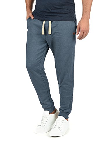 Blend BHTilo Herren Sweatpants Jogginghose Sporthose mit Fleece-Innenseite und Kordel Regular Fit, Größe:M, Farbe:Ensign Blue (70260) von b BLEND