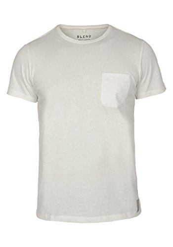 Blend Tobi 20701255ME T-Shirt, Größe:XL, Farbe:Offwhite (70005) von b BLEND