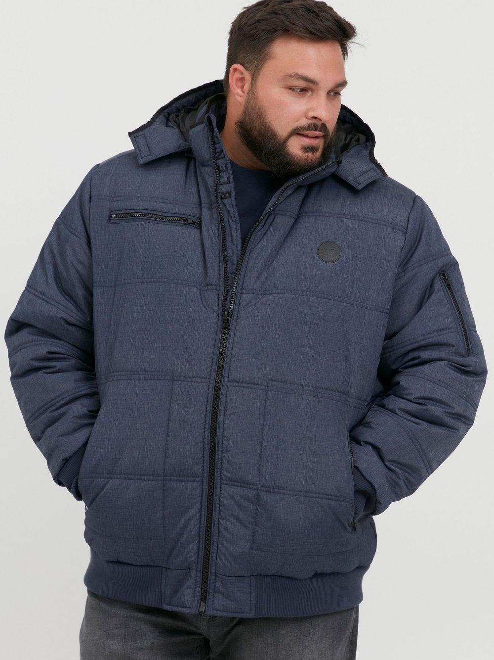 BLEND Winterjacke Herren meliert, blau von Blend