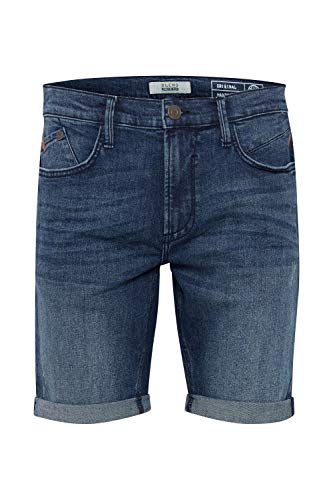 Blend BHGrilitsch Herren Jeans Shorts Kurze Denim Hose Regular Fit, Größe:XL, Farbe:Denim Clear Blue (76202) von b BLEND
