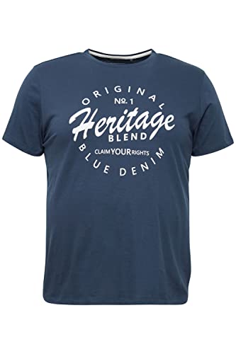 Blend BHAbraham BT - 20716312 ME Herren T-Shirt, Größe:5XL, Farbe:Dress Blues (194024) von b BLEND