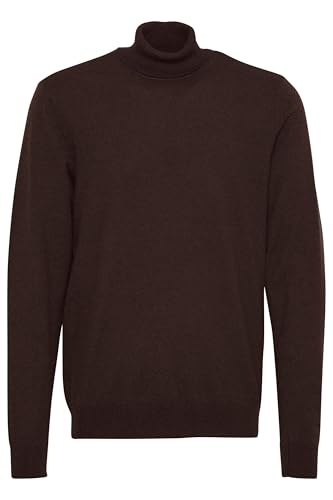 Blend BHBruton Herren Rollkragenpullover Strickpullover Feinstrick Pullover mit Rollkragen Rippbündchen Regular fit, Größe:3XL, Farbe:Chicory Coffee (191419) von Blend