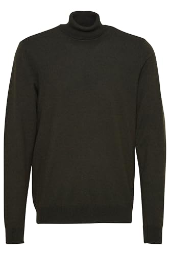 Blend BHBruton Herren Rollkragenpullover Strickpullover Feinstrick Pullover mit Rollkragen Rippbündchen Regular fit, Größe:3XL, Farbe:Forest Night (190414) von Blend
