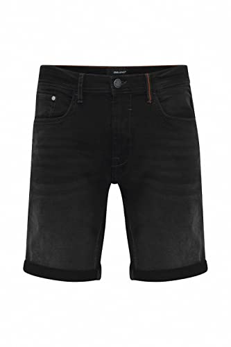 Blend 20715422 Herren Jeans Shorts Kurze Denim Shorts 5-Pocket mit Stretch Twister Fit Slim/Regular Fit, Größe:L, Farbe:Denim Black (200297) von b BLEND