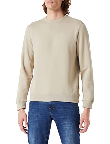 Blend BHDownton Crew Neck Sweatshirt Crew Neck Sweatshirt Herren Sweatshirt Pullover Pulli mit Rundhalsausschnitt, Größe:L, Farbe:Crockery (161104) von Blend