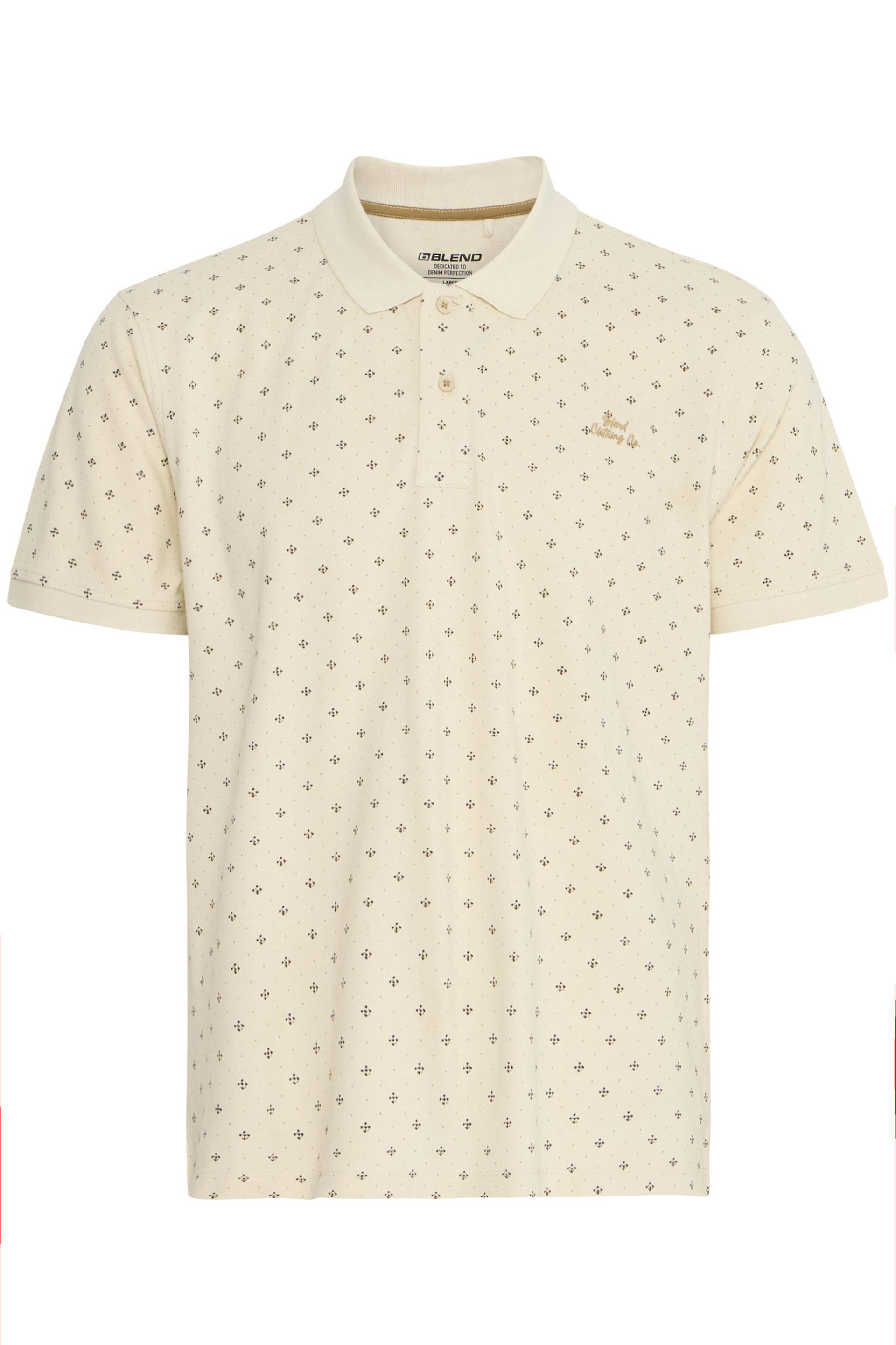 Blend - BHEAMES Polo bleached sand - Gr. - S von Blend