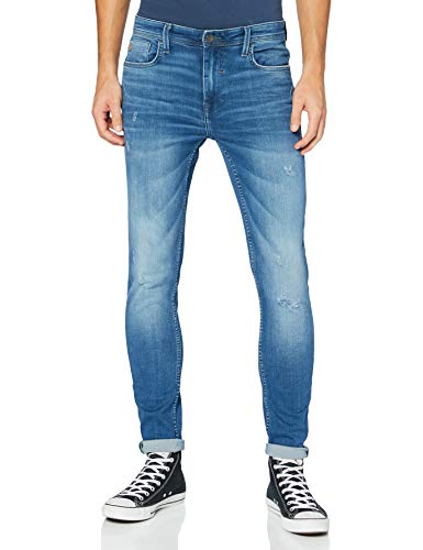 Blend BHEcho fit Multiflex fit Multiflex - NOOS Herren Jeans Hose Denim Skinny Fit, Größe:W25/32, Farbe:Denim Middle Blue (200291) von Blend