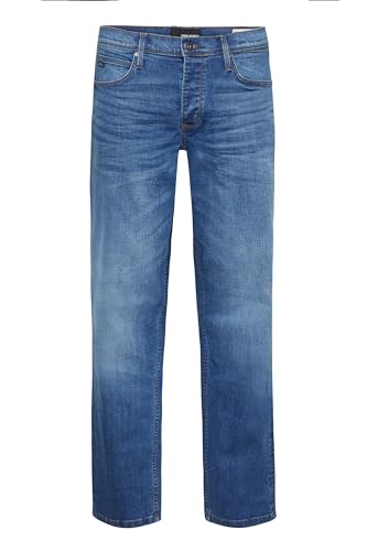 Blend BHRock Herren Jeanshose Hose mit Eingrifftaschen Gürtelschlaufen Stretch Baumwollmischung Regular Fit, Größe:29, Farbe:Middle Blue - 30 (76117-L30) von Blend
