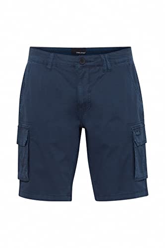Blend 20715126 Herren Cargo Shorts Bermuda Kurze Hose mit Stretch Cargo Taschen Regular Fit, Größe:L, Farbe:Dress Blues (194024) von b BLEND